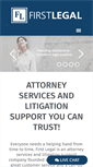 Mobile Screenshot of firstlegal.com
